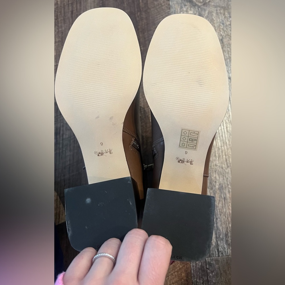 Coach Tan Ankle Booties - Picture 4 of 5